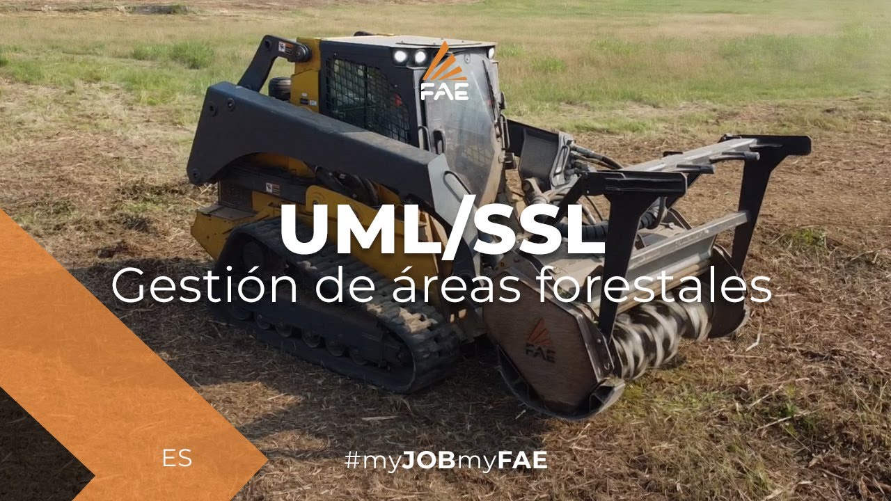 Trituradora forestal UML/SSL - uno de los modelos más exitosos de la gama FAE