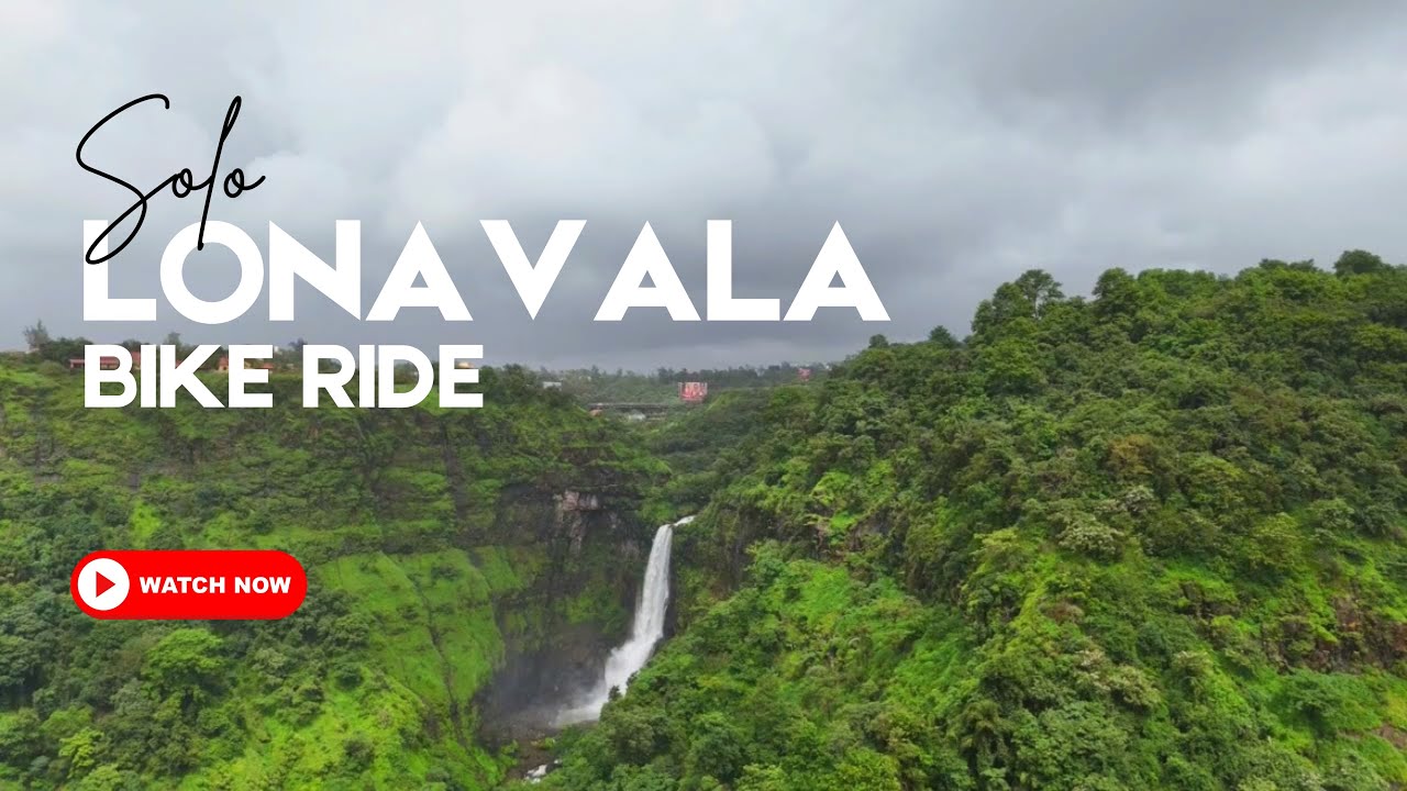 Kune Waterfall | Lonavala Solo Bike Ride | #lonavala #solobikeride #waterfall #bikeride