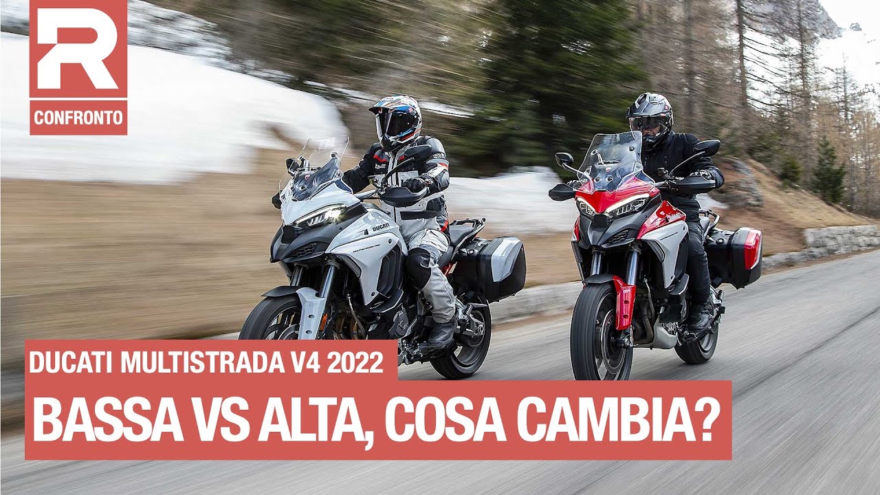 Ducati Multistrada V4S 2022, prova, kit abbassatore o standard? Cosa cambia alla guida?