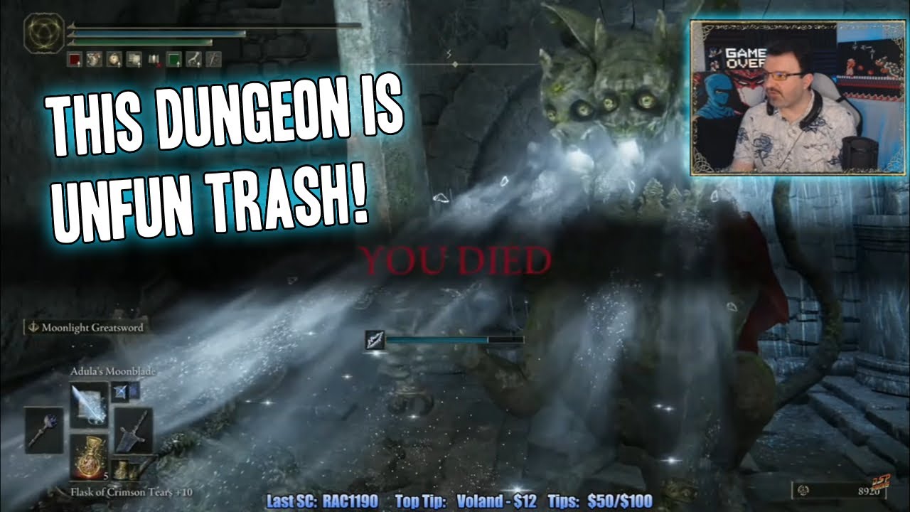 DSP Gets Angry With Dungeon in Elden Ring & Blames Fromsoft for It