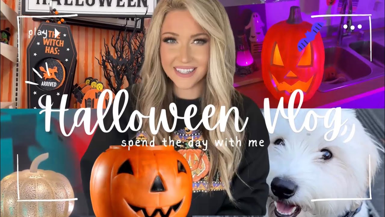 Halloween Vlog 2025 🍂 Cozy Halloween Vlog, Halloween Hunting, Fall Decorating 🎃