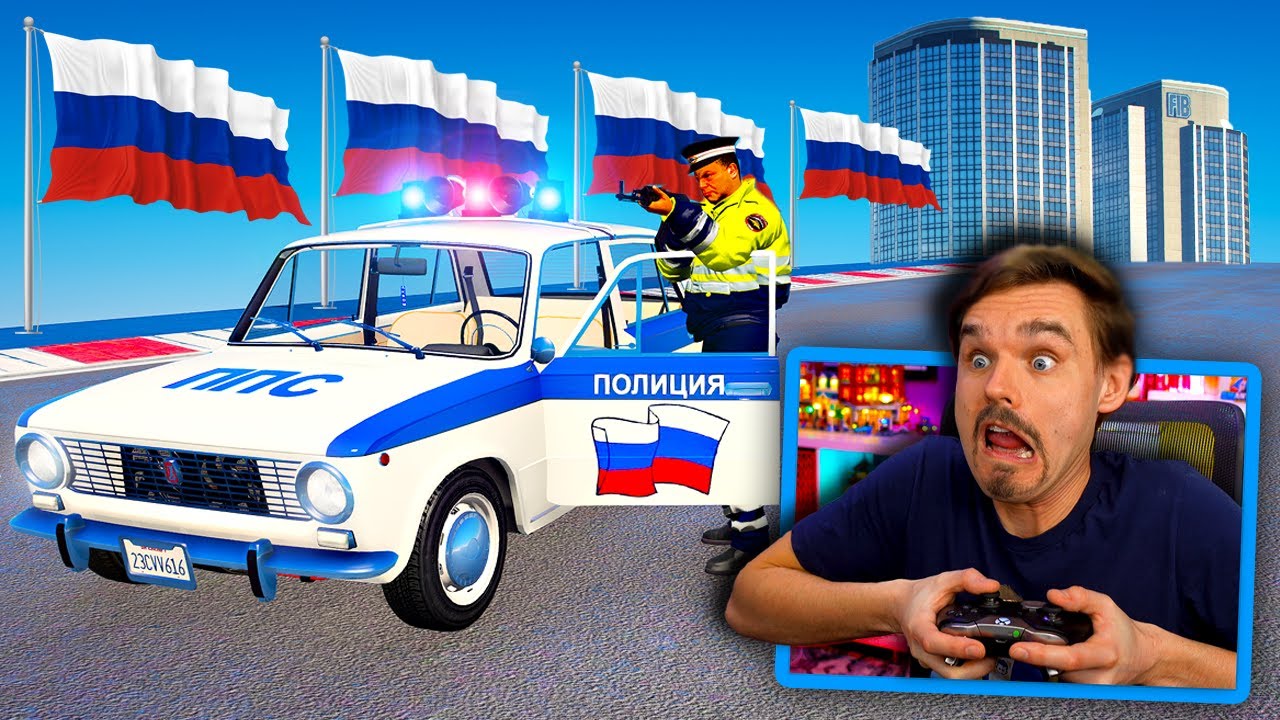 In GTA 5.. Russian Police took over LSPD! Welcome Comrades! (LOL!)
