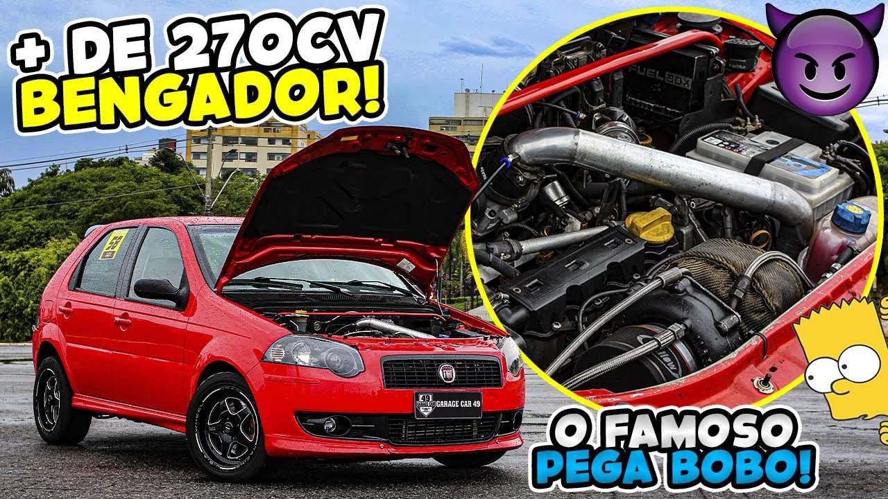 ACELERANDO NO MODO SOVIÉTICO DE PALIO 1.8R DE 270CV