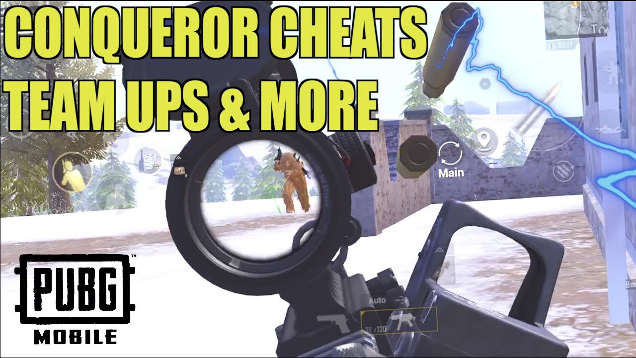 Conqueror Cheats & Team UP clowns Pubg mobile