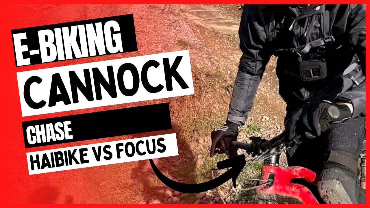 MTB E-BIKING CANNOCK CHASE-HAIBIKE VS FOCUS