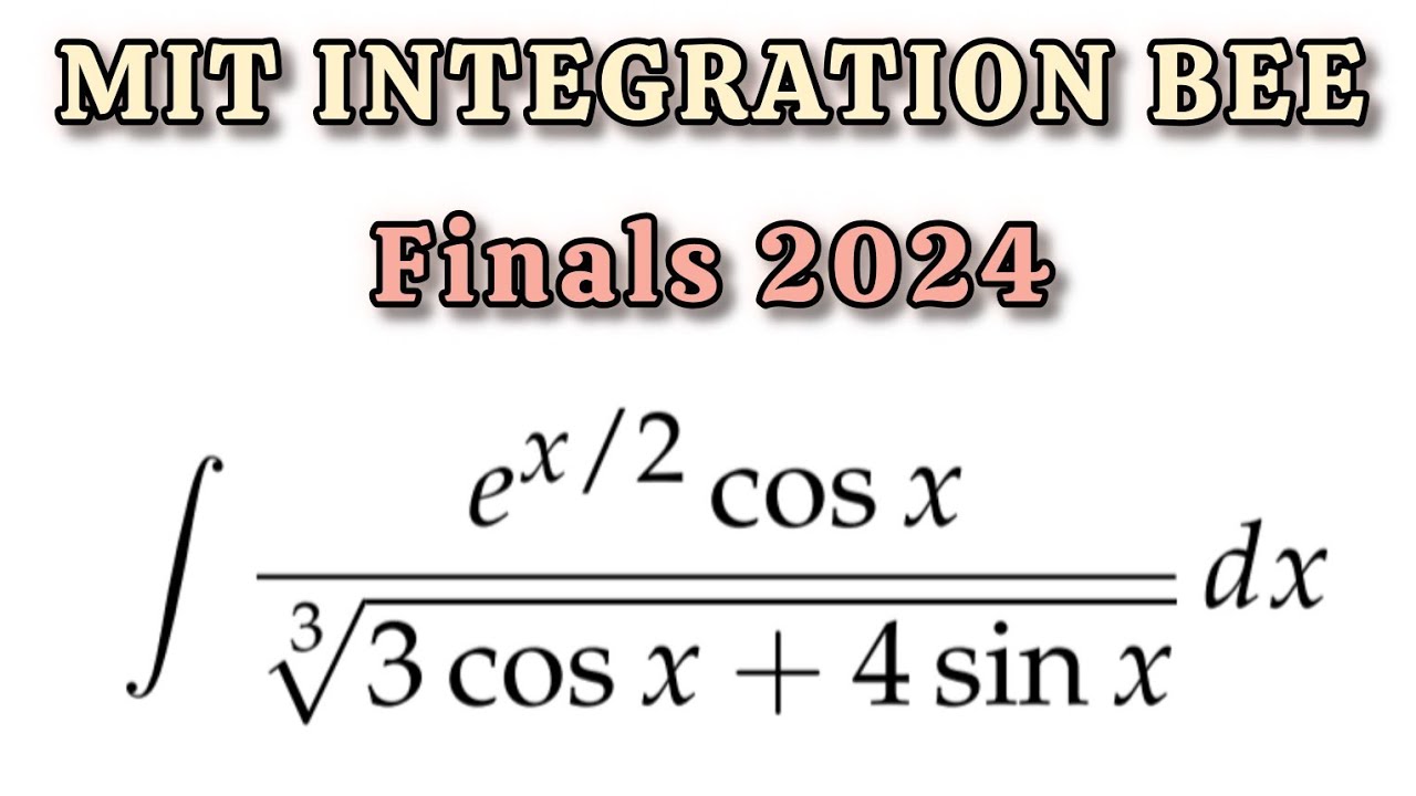 MIT Integration BEE 🐝 Final || 2024| Try it By own || Solve is coming |