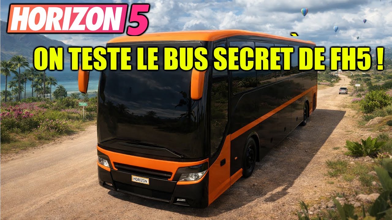 Forza Horizon 5 : ON FAIT DRIFTER LE BUS DE FH5