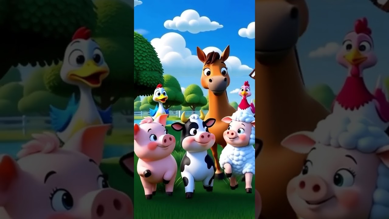 Farm Animals Song 🐮🐷 | Learn Animal Sounds | Baby & Toddler Song 