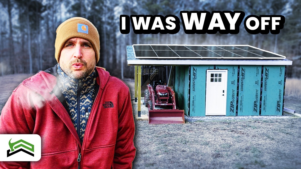 HUGE Mistake: Why My $15,000 Solar System CAN'T Heat My Tiny Shed