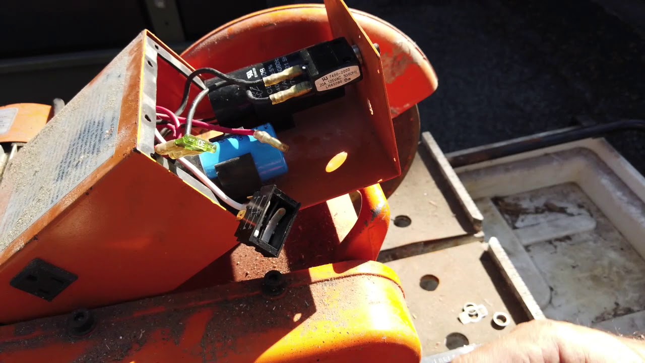 We fixed a tile saw and it cost us nothing!