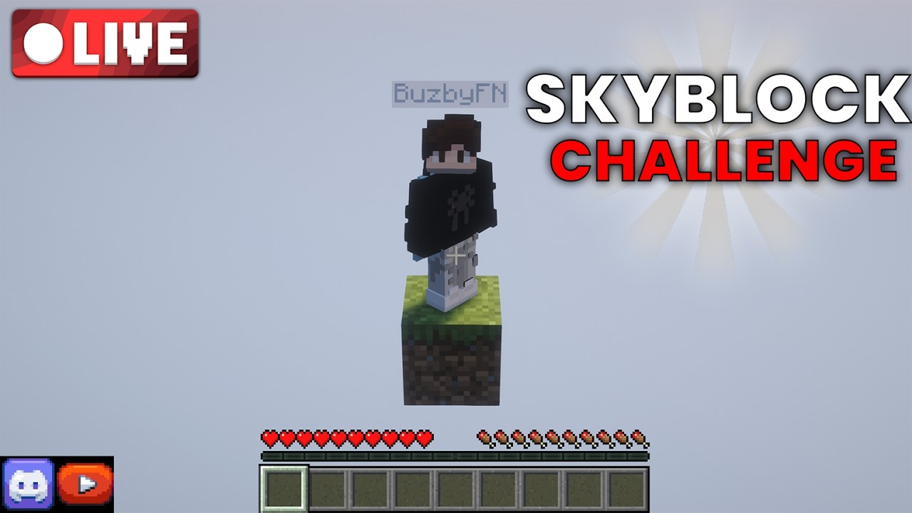 Creating a Skyblock World in Minecraft...