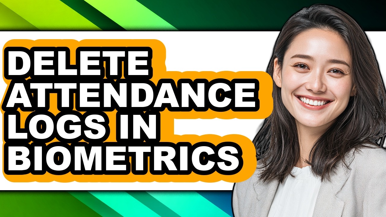 How to Delete Attendance Logs in Biometrics (easy Method)