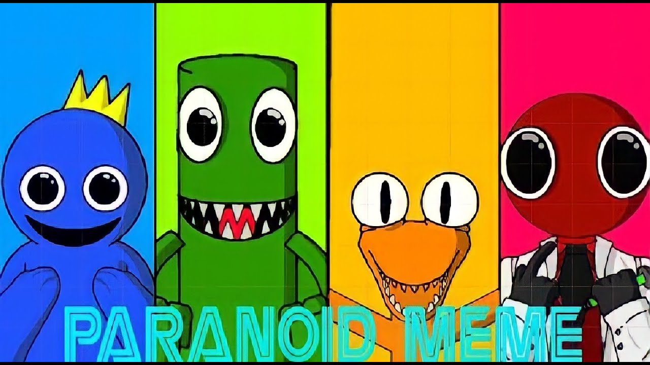 Paranoid meme (Rainbow friends) Roblox animation [flipaclip animation] - 5h!t post.