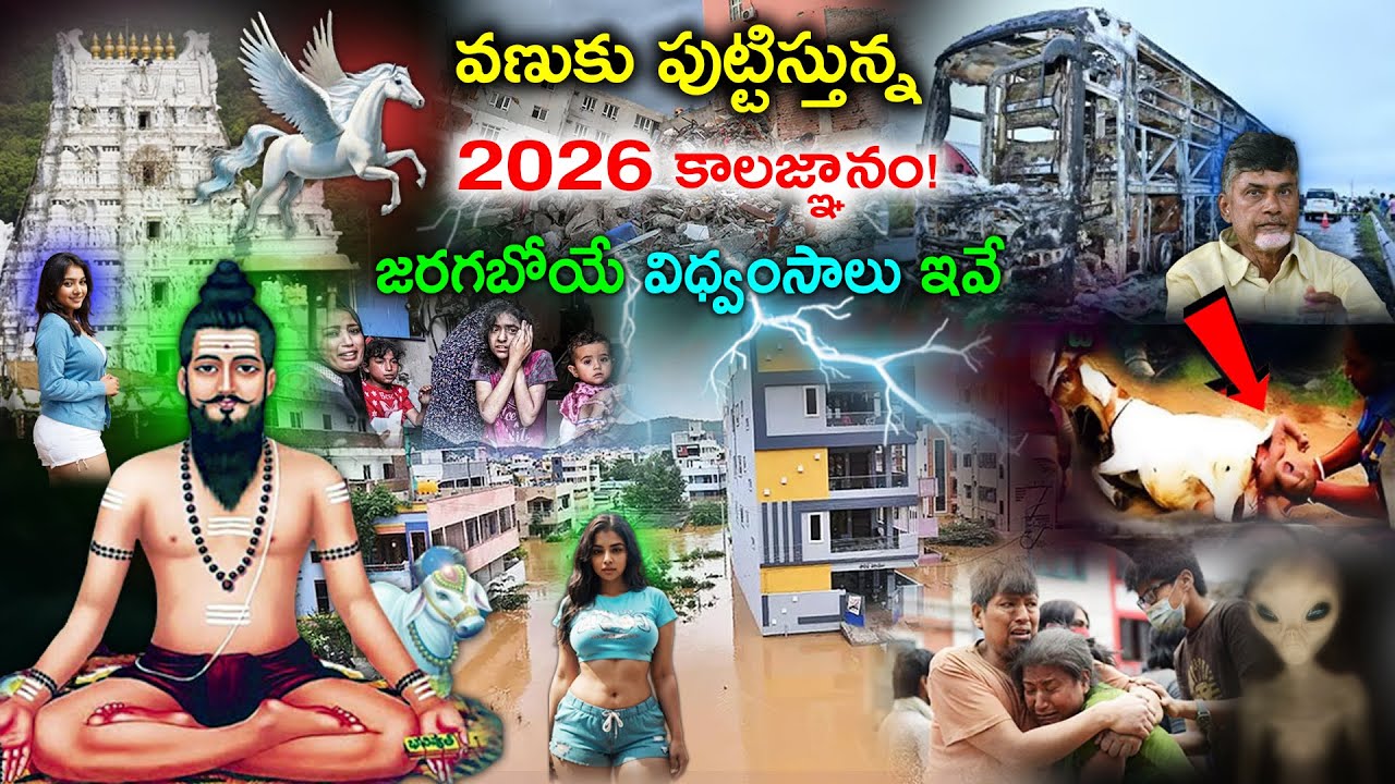 వణుకు పుట్టిస్తున్న 2026కాలజ్ఞానం!జరగబోయే విధ్వంసాలు ఇవే#telugunewchannelvideos