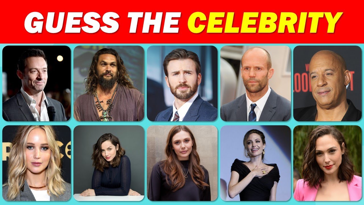 Guess The Celebrity | 100 Most Famous Celebrity | Celebrity Quiz | Guess the Celebrity in 3 Seconds