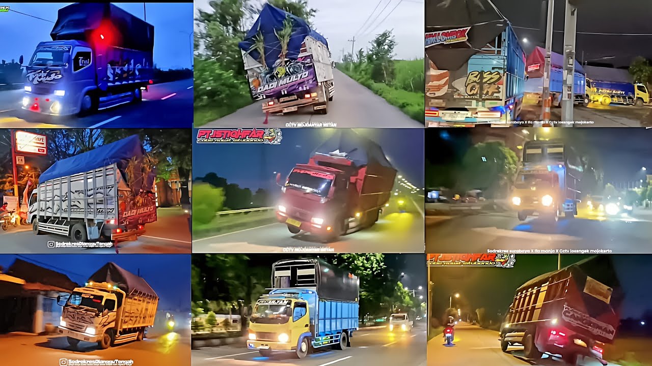 HM Cabe!! Kumpulan Video Truk Olen9 Dari Berbagai Cctv Di Indonesia Terbaru || part 45