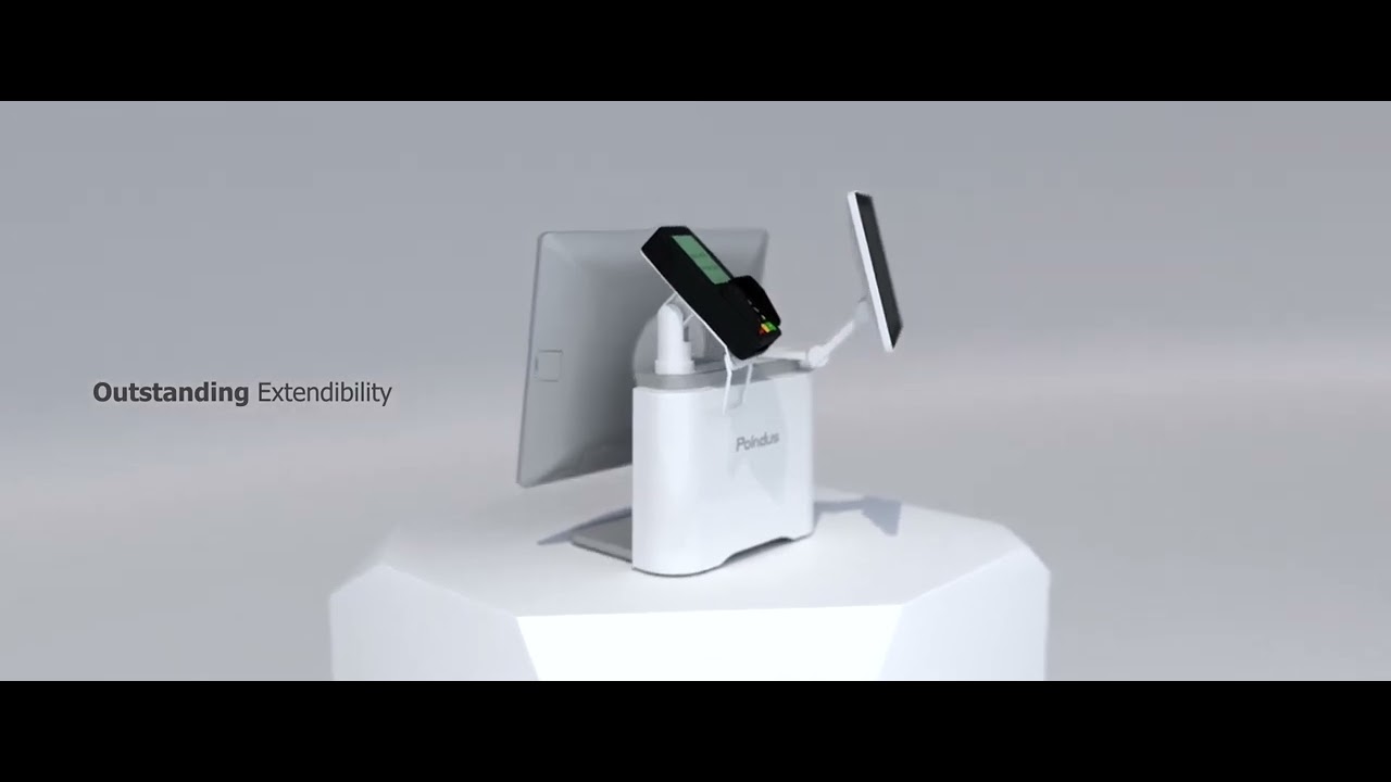 Sistem POS All-in-One Profesional Poindus VariPOS 240 (14'')