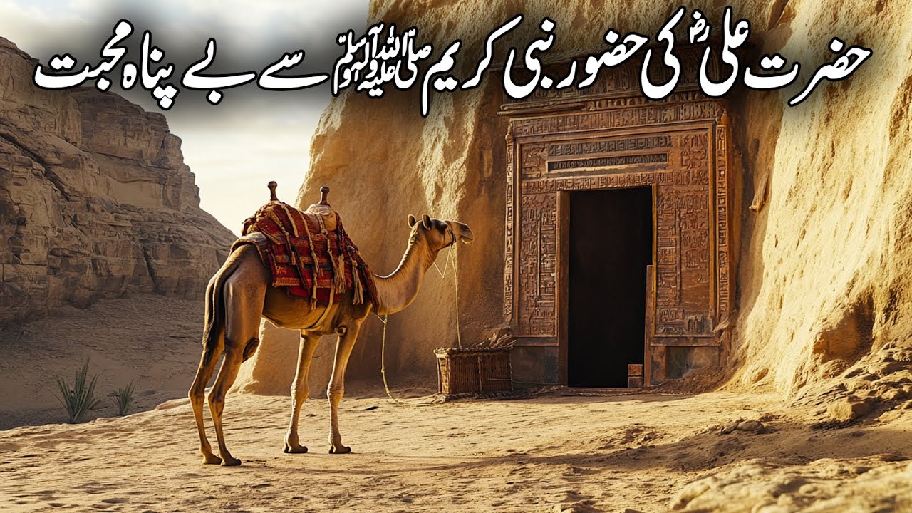 Hazrat Ali RA Ki Hazoor SAW Se Bepanah Muhabbat | The Bravery of Hazrat Ali | Islamic Studio