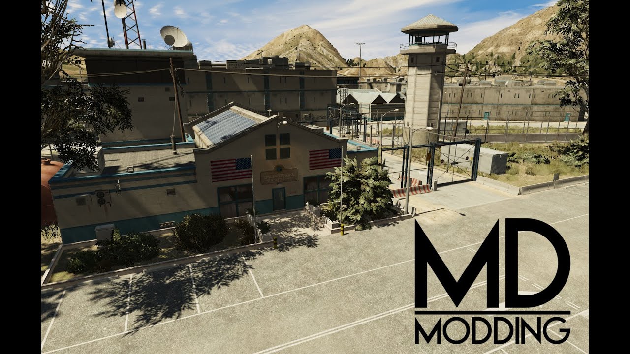 GTA V MLO Interior Bolingbroke State Prison by MD Modding