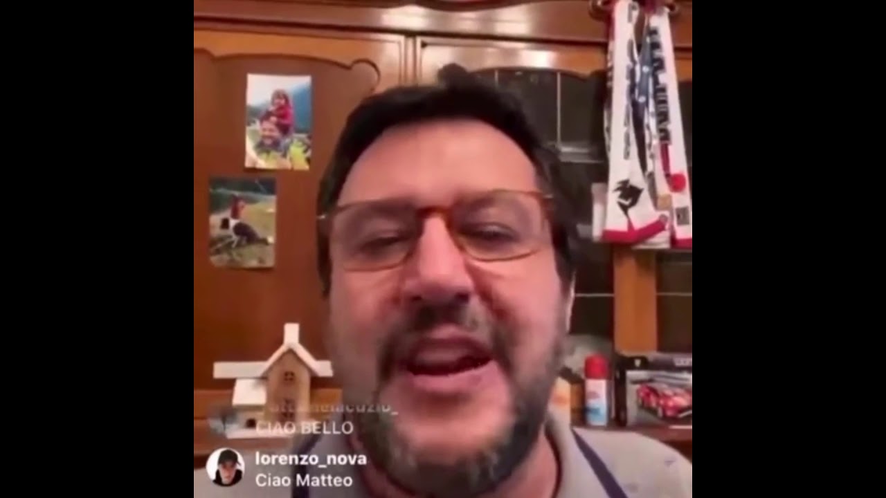 LE SCENE PIU' BELLE DELLE LIVE DI MATTEO SALVINI SU INSTAGRAM:  PT2 