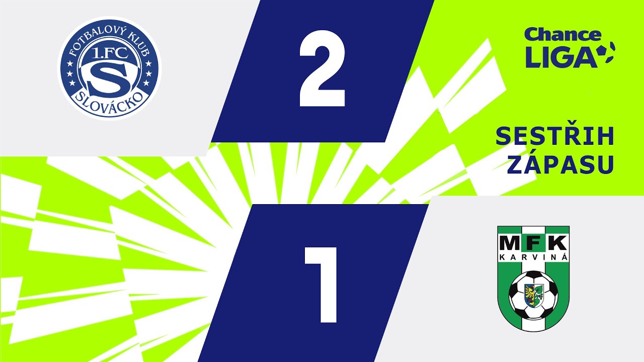 SESTŘIH: Slovácko – Karviná 2:1. Domácí prolomili střelecké trápení, červená pro Hoffmanna a Svozila