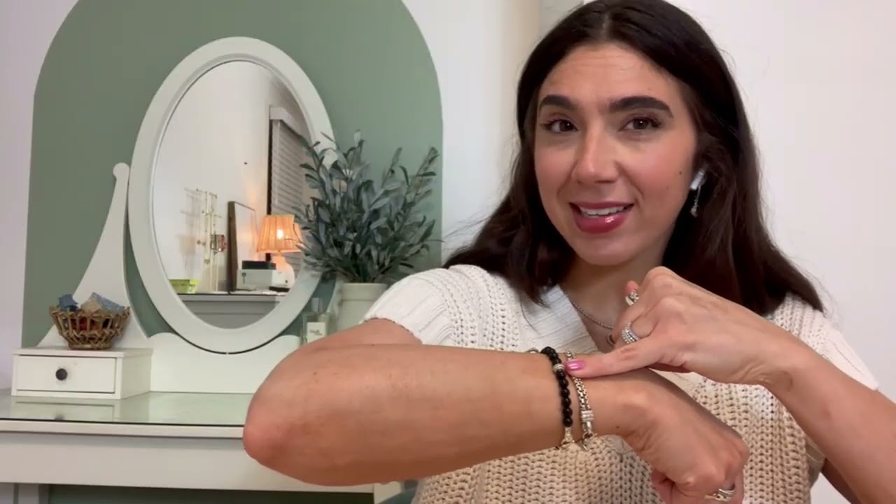JAI Sterling Silver Onxy Bead Rainbow Bridge Charm Bracelet on QVC