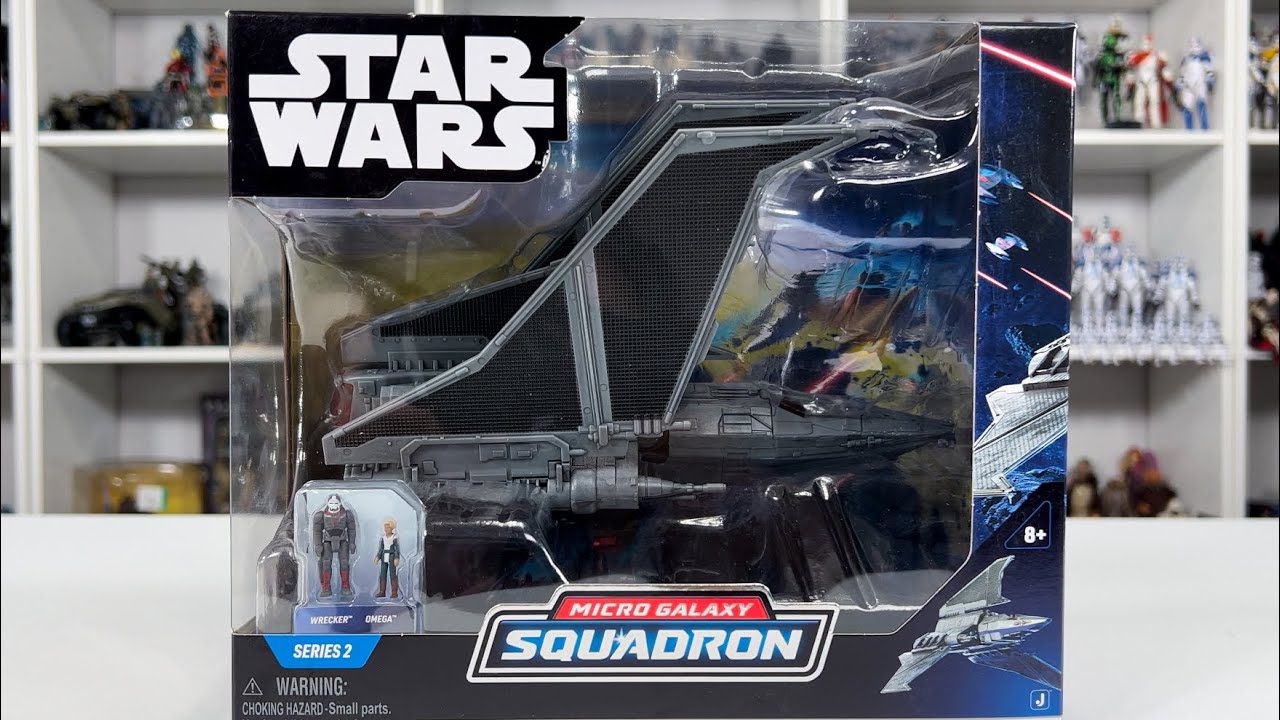 Micro Galaxy Squadron Havoc Maruader unboxing and review from Jazwares