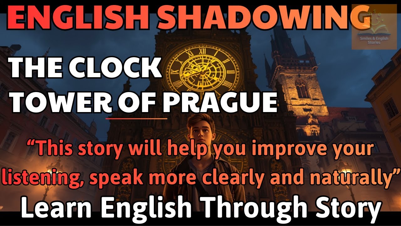 The Clock Tower of Prague 🕰️| Learn English Through Story 📘| English Story With Shadowing Technique