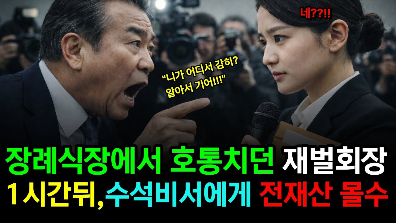 30년 동안 함께 일하던 가정부의 장례식, 수석비서의 한마디에 회장은 그대로 무뤂을꿇는데....|노후사연|#사연드라마|오디오북|#노후사연#시니어사연