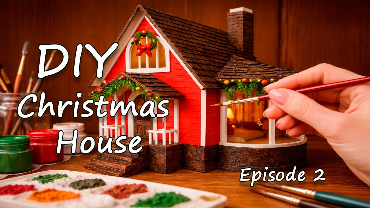 DIY Christmas House. Christmas Decor. Episode 2