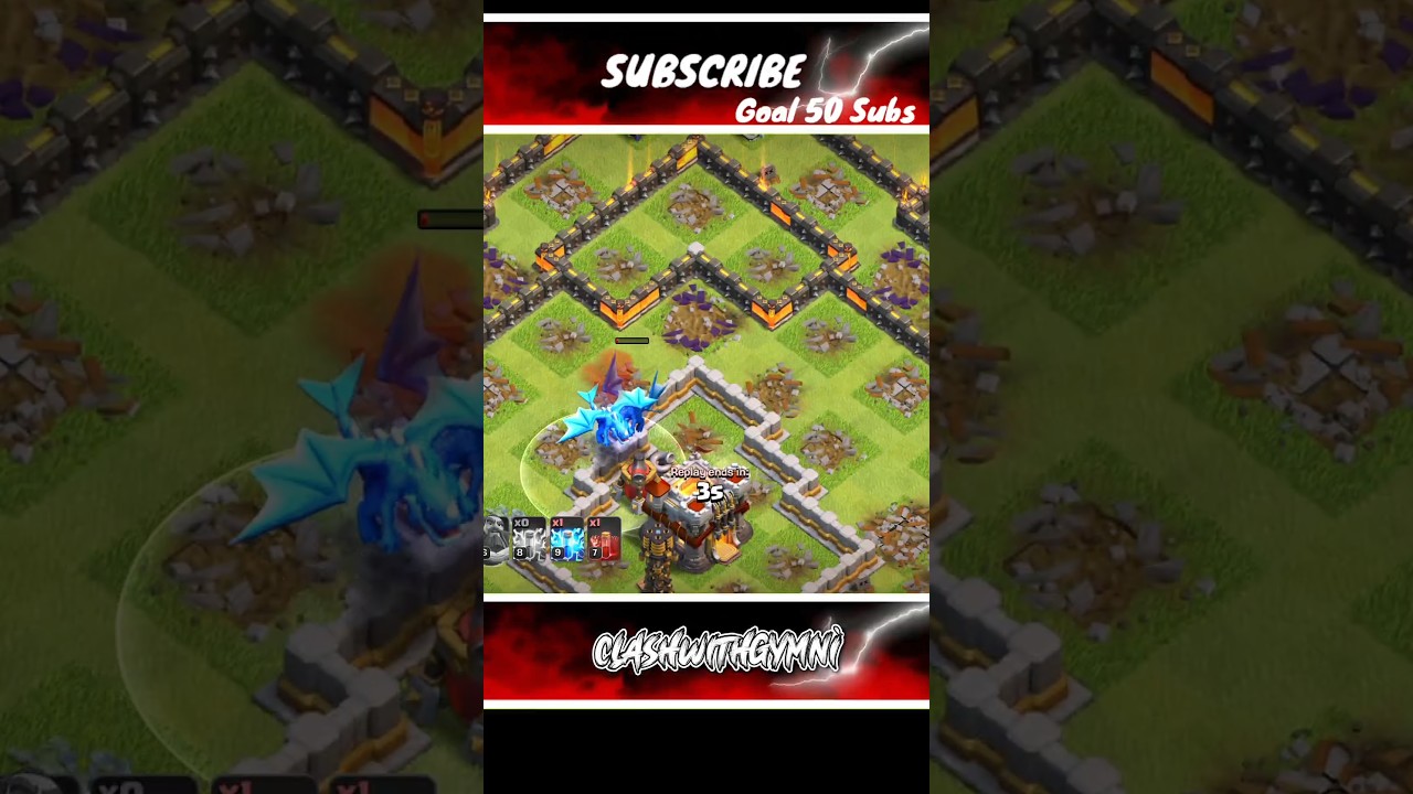 Luckiest ED in coc history 🥹 #clashofclans #gaming #coc #coclive
