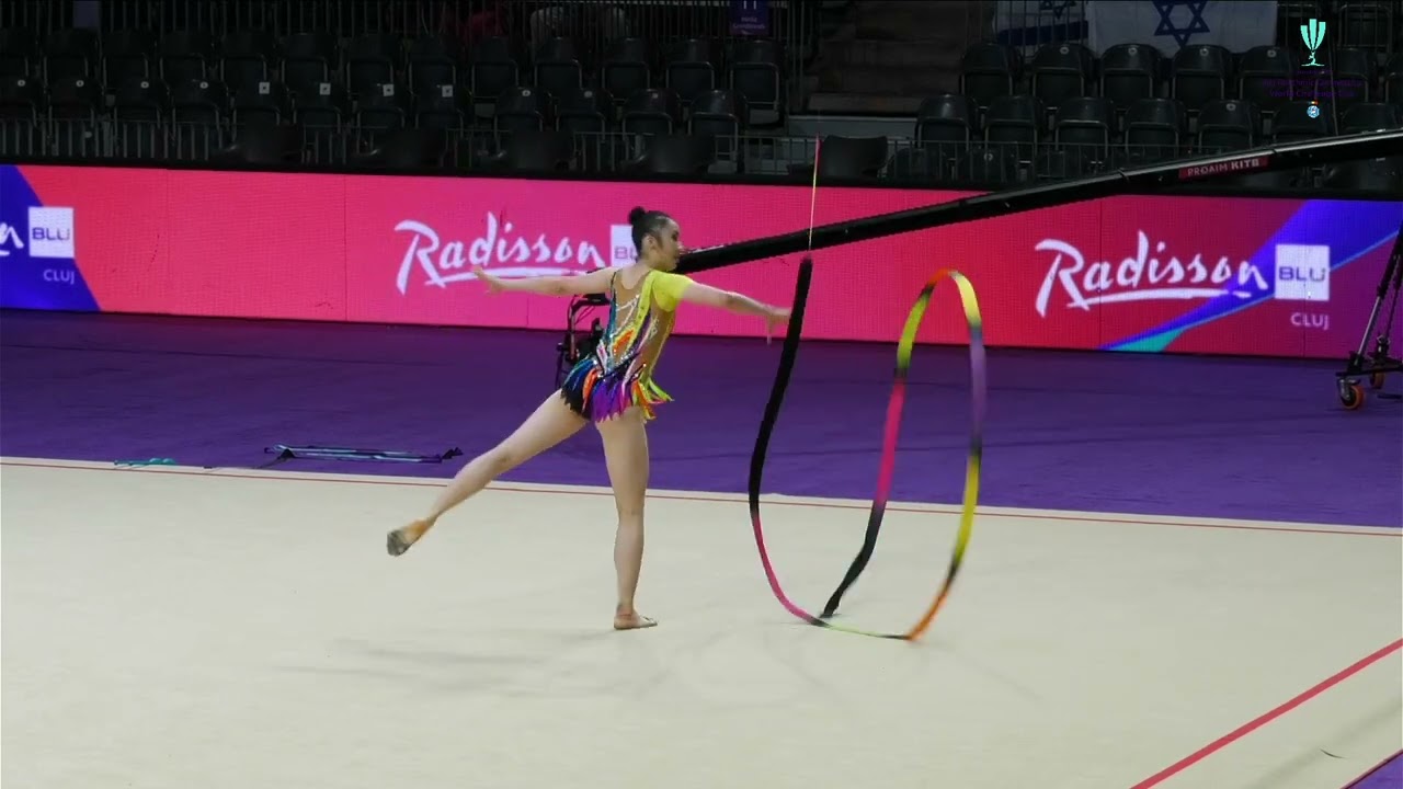 MAS LAI Yun Jo Ribbon Seniors FIG RG WCCup Cluj Napoca 2025 #RhythmicGymnastics