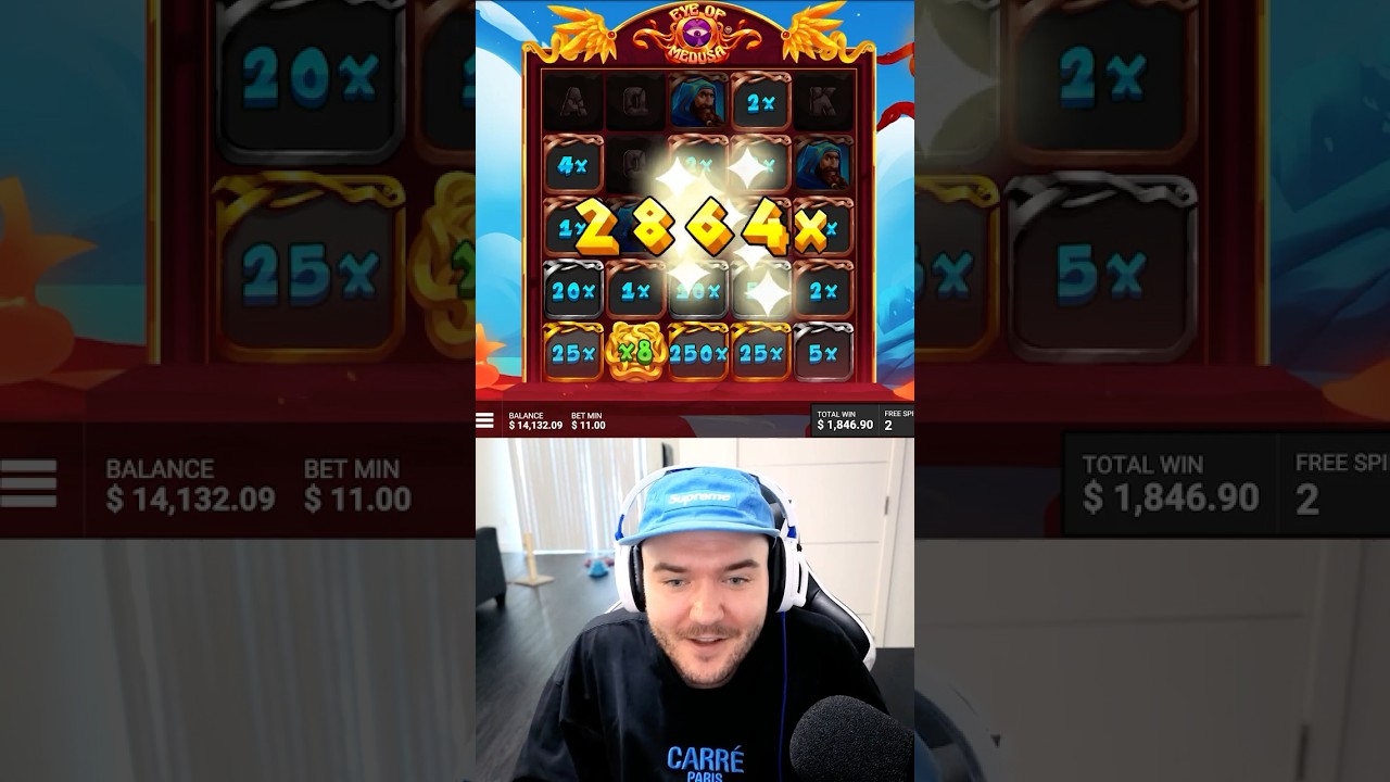 INSANE 2800x WIN! (Eye of Medusa)