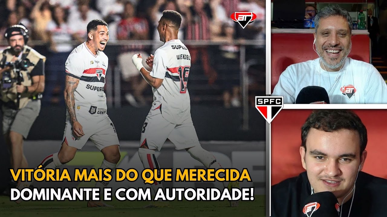 SÃO PAULO DOMINA E FAZ 2 A 0 EM CIMA DO SANTOS EM PLENO MORUMBIS NO PAULISTÃO