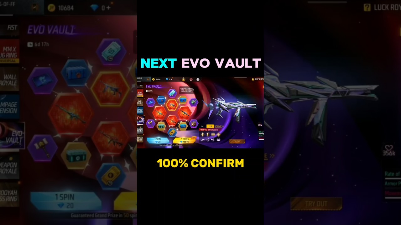Next Evo Vault Event *100% Confirm* 🔥🤯