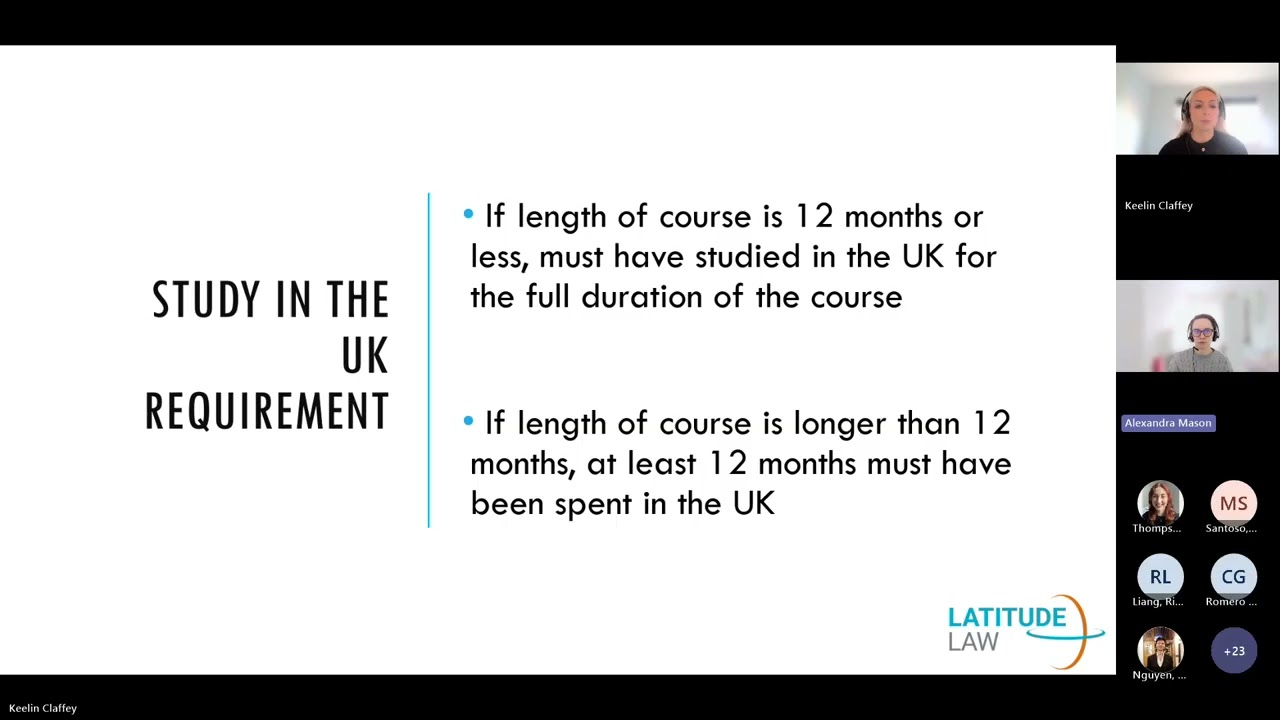 Immigration options following graduation   session for Lancaster University students