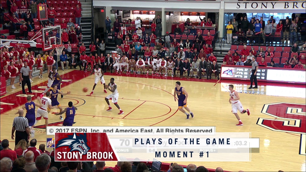 Stony Brook Men's Basketball vs. Albany - Top 3 Plays