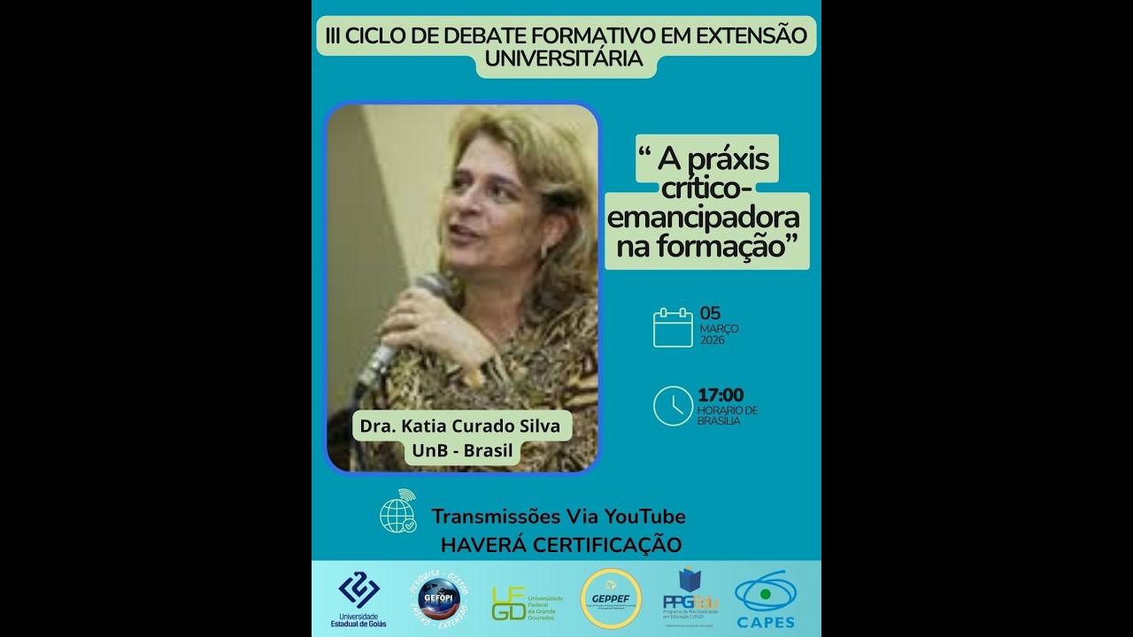 III  CICLO DE DEBATE FORMATIVO EM EXTENSÃO UNIVERSITÁRIA