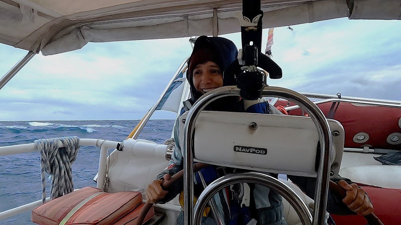 Jade#48 - TRANSPAC GAMBIER-CHILI (2/2): on arrive dans les 40èmes, les dépressions s'enchaînent
