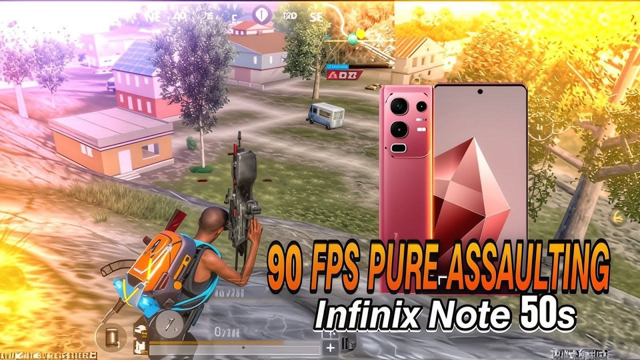 90 FPS PURE ASSAULTING 🔱............ infinix Note 50s🔥