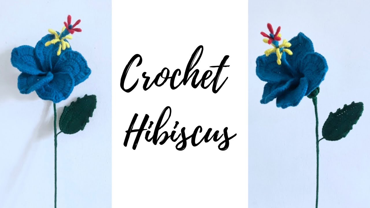 Crochet Hibiscus | Handmade Hibiscus Flower | DIY |LovelyJovelle