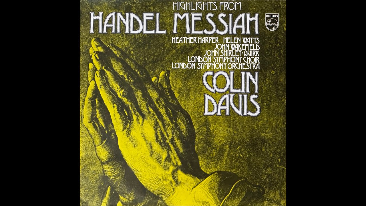 [LP] Handel, Messiah "Worthy Is The Lamb...Amen" - Colin Davis, LSO