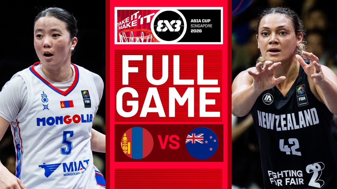 Mongolia 🇲🇳 vs New Zealand 🇳🇿 | Women | Full Game | FIBA 3x3 Asia Cup 2026 | #3x3Basketball