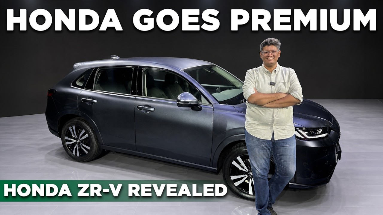 Honda ZR-V представлен в Индии | Самый премиальный кроссовер Honda?