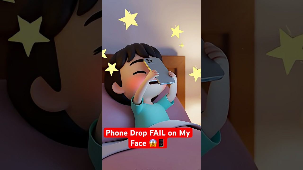 Phone Drop FAIL on My Face 😱📱 | Funny Chibi 3D Animation Shorts