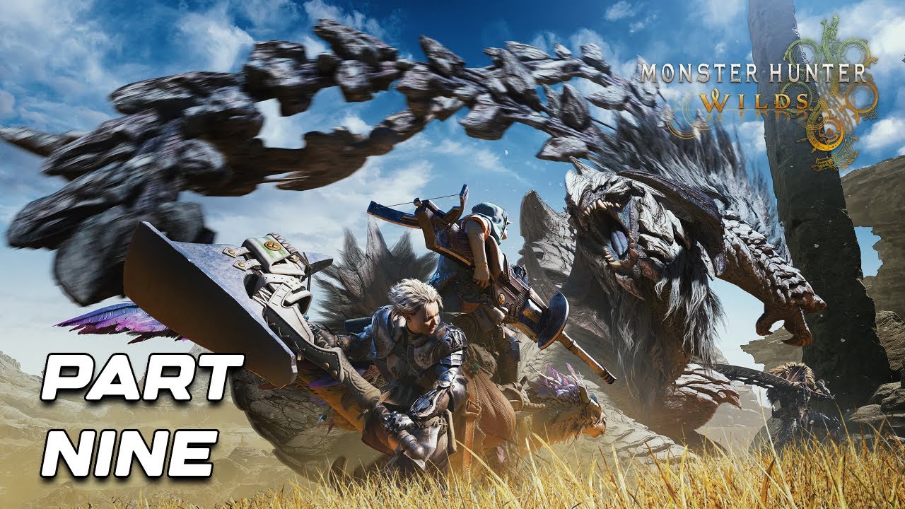 Monster Hunter Wilds Walkthrough Part Nine - Fighting A Really Big Monkey Monster!!!