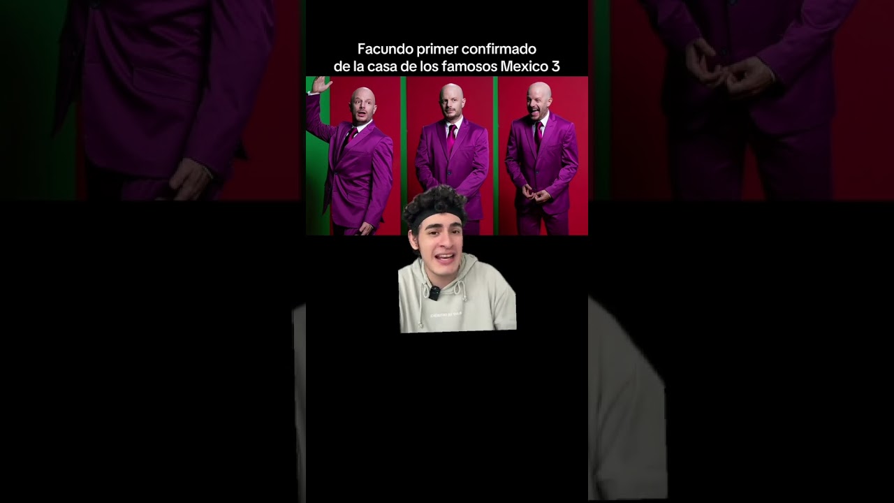 Facundo primer confirmado de la casa de los famosos 