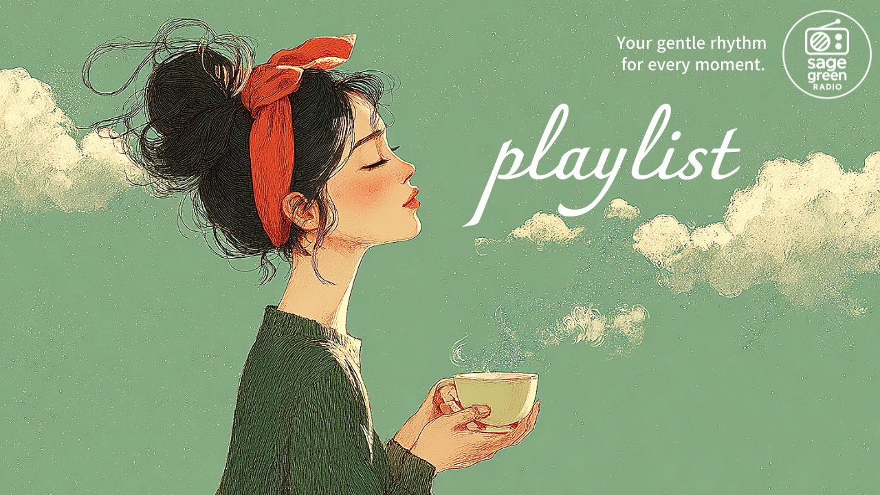 PLAYLIST 🎧 Держись Только Этого Момента ☕ Я Здесь | Cozy Soft Jazz | Sage Green Radio