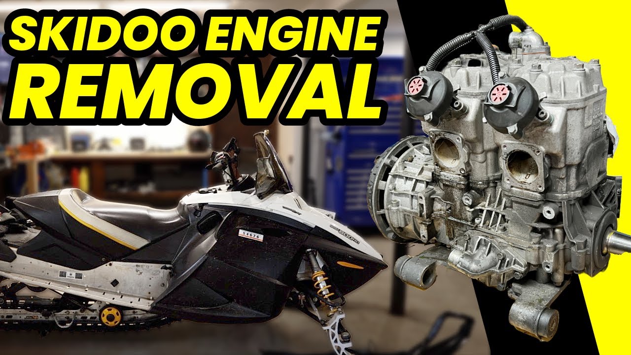 How to Remove a SkiDoo Engine | SkiDoo Rengade 800