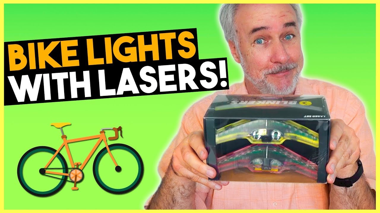Blinkers Bicycle Light Set- With Lasers!